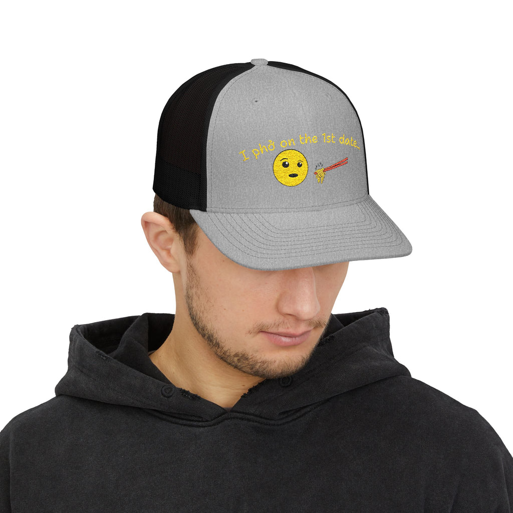 "First date" Snapback Trucker Cap