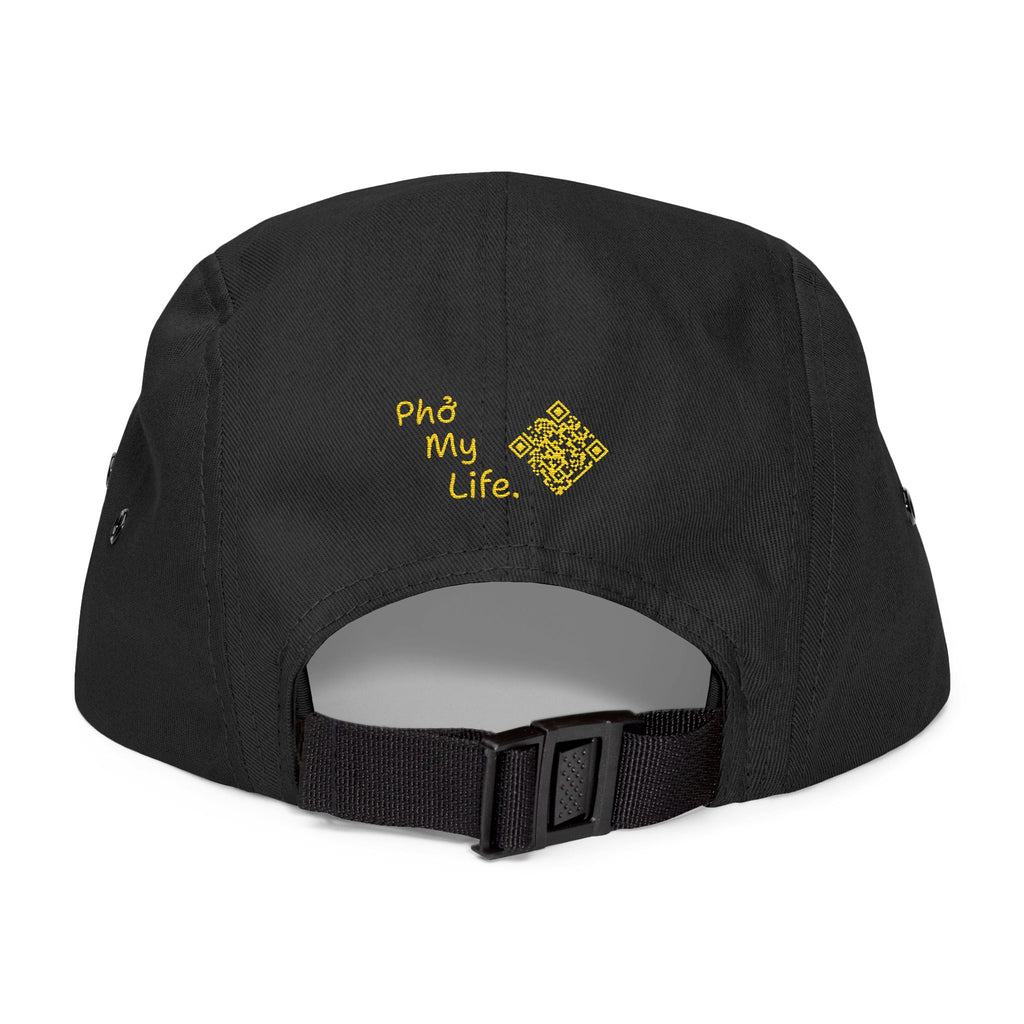 The "Phở My Life." Embroidered 5-Panel Cap