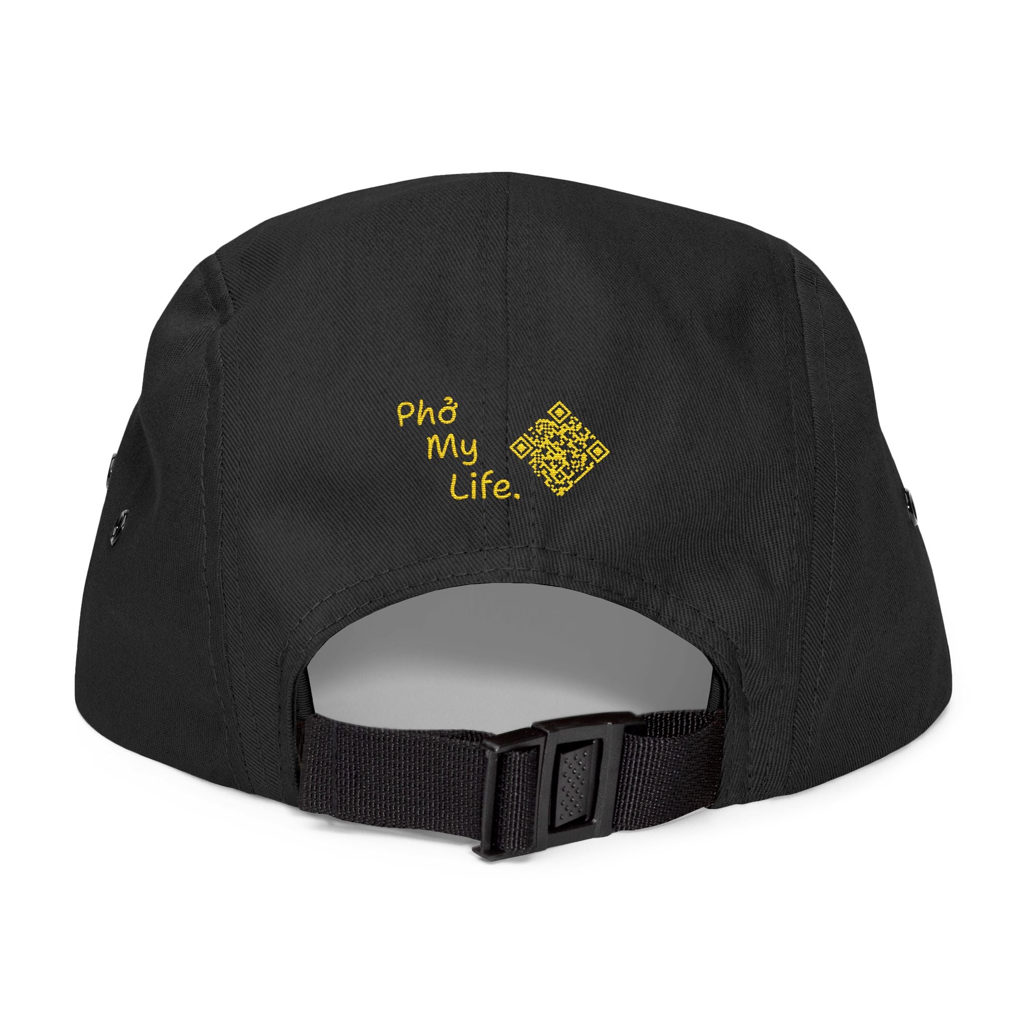 The "Phở My Life." Embroidered 5-Panel Cap