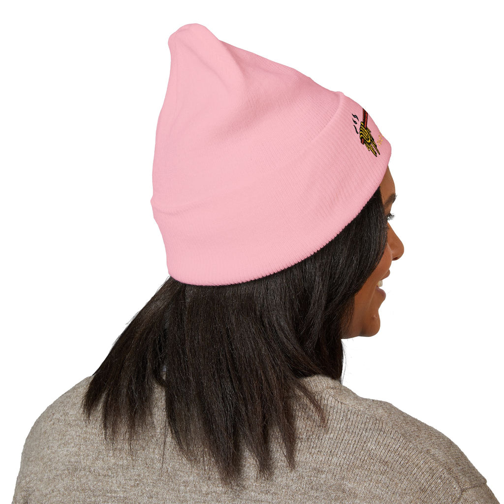 *Clearance Item* Embroidered 'Phở Cure Problems.' Cuffed Beanie