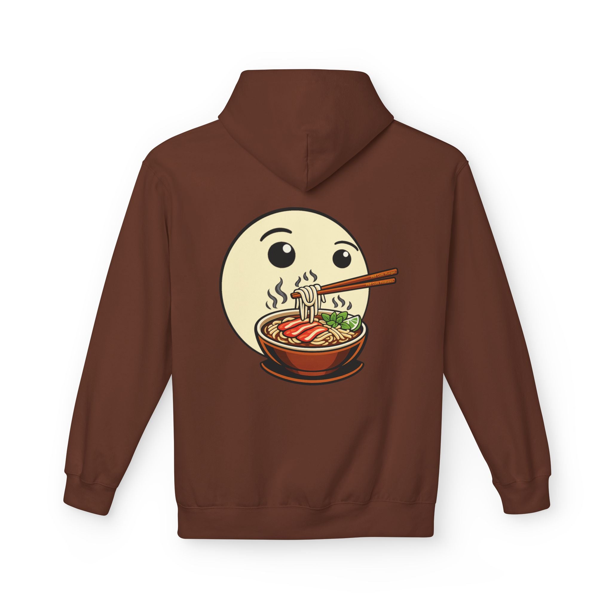 *Clearance Item* "Phở Cure Hunger./Phở Cure Problems."  Pullover Hoodie