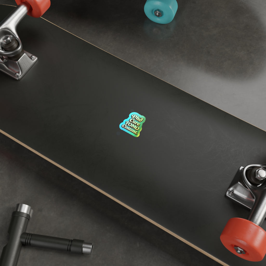 Phở Cure FOMO Content Holographic Die-Cut Sticker | Pho My Life