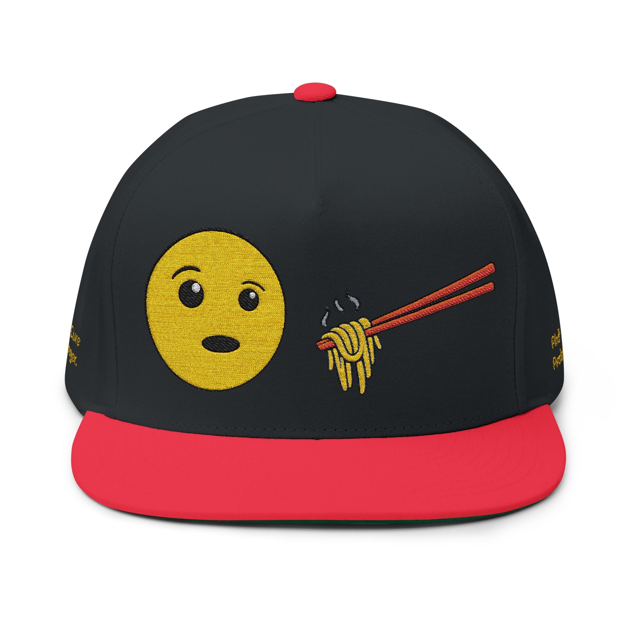 "Phở Cure Problems./Phở Cure Hunger." Embroidered Flat Bill Snapback