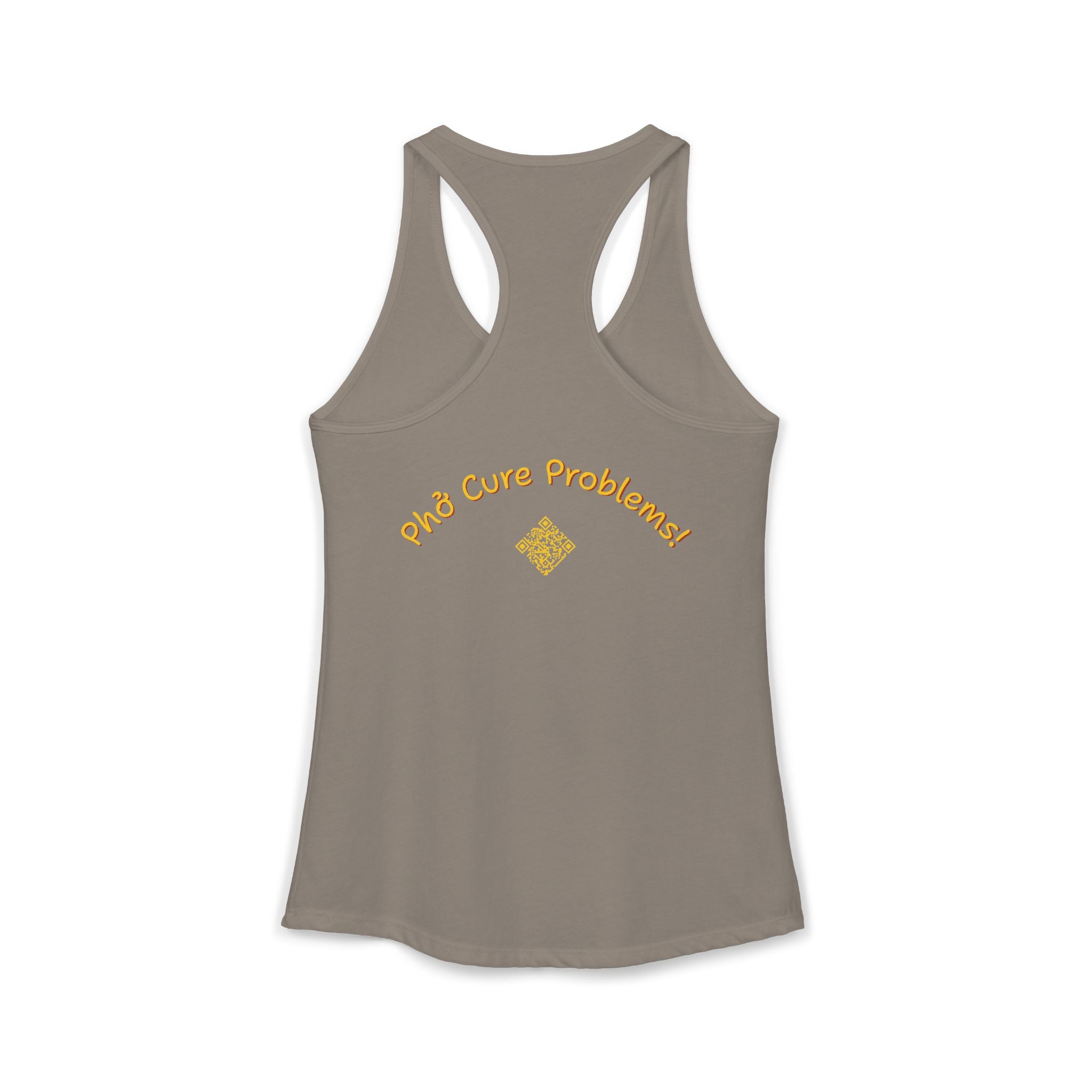 Women's "Phở Cure Problems!", "1st date!" Racerback Tank