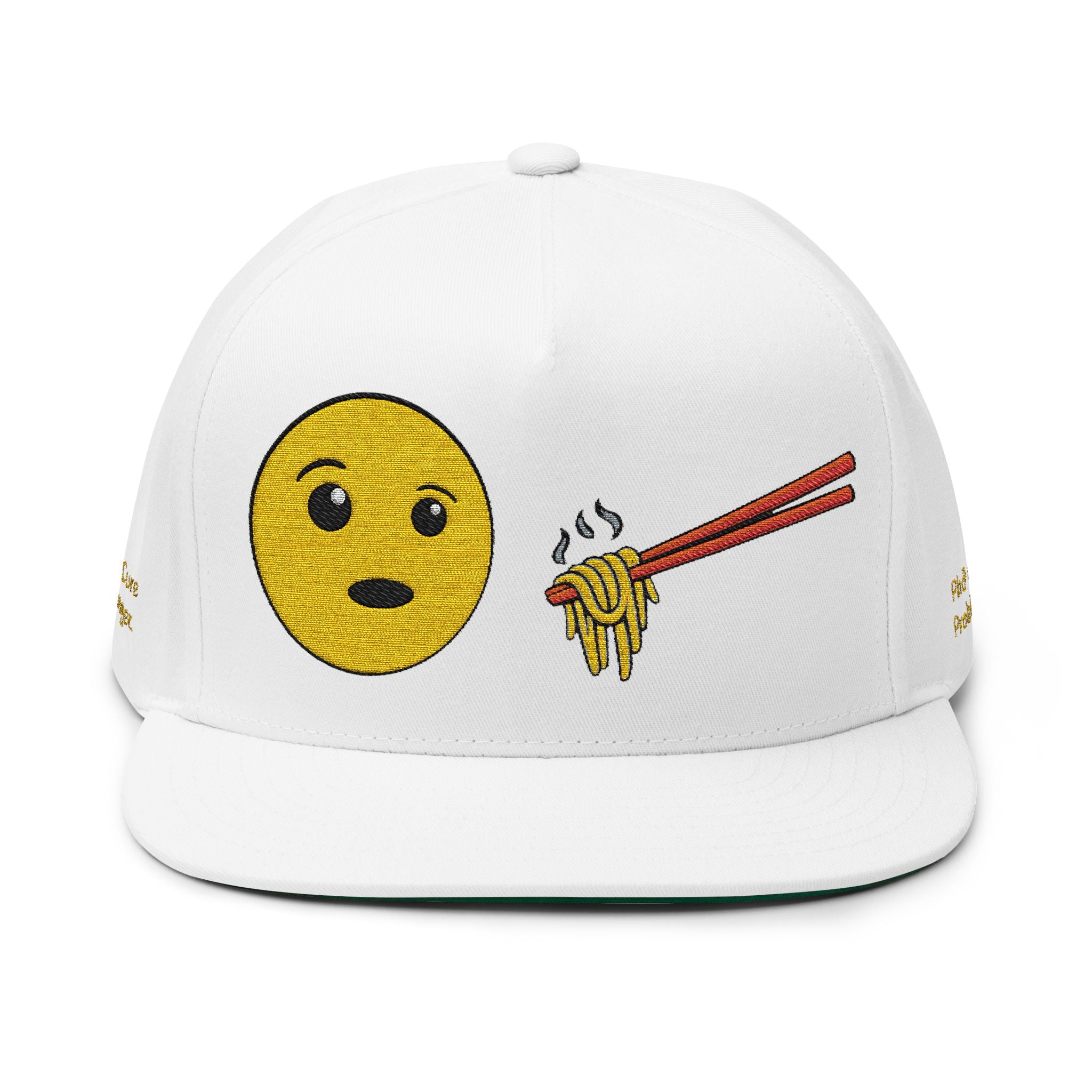 "Phở Cure Problems./Phở Cure Hunger." Embroidered Flat Bill Snapback