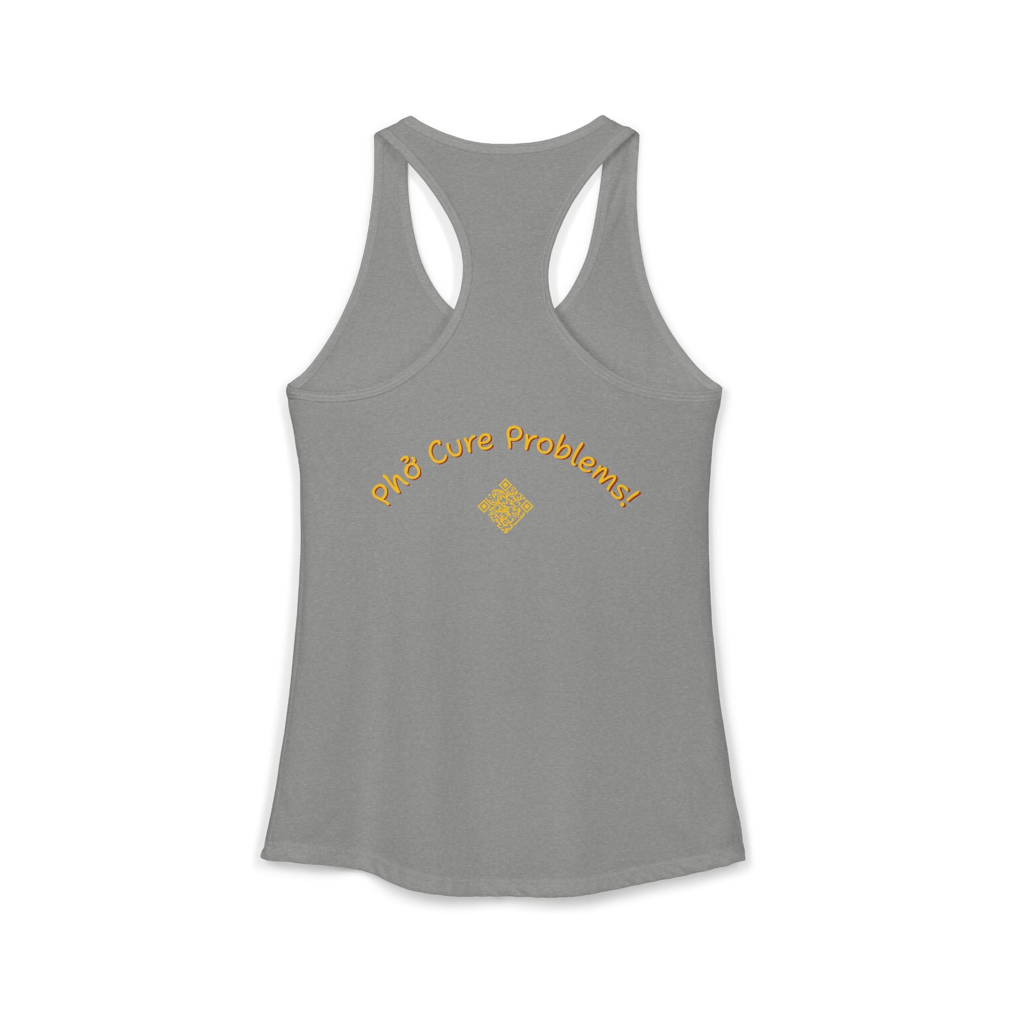 Women's "Phở Cure Problems!", "1st date!" Racerback Tank