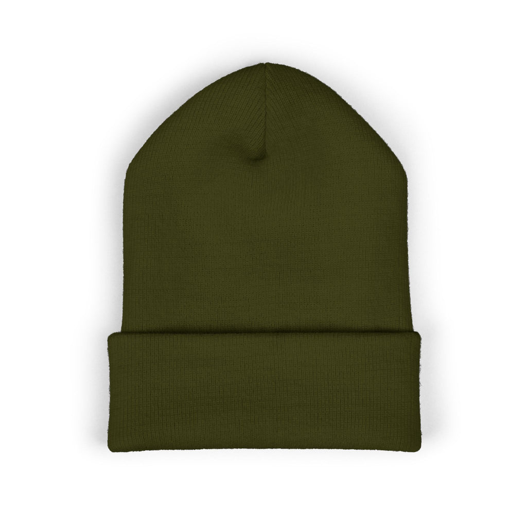 *Clearance Item* Embroidered "1st date." Cuffed Beanie