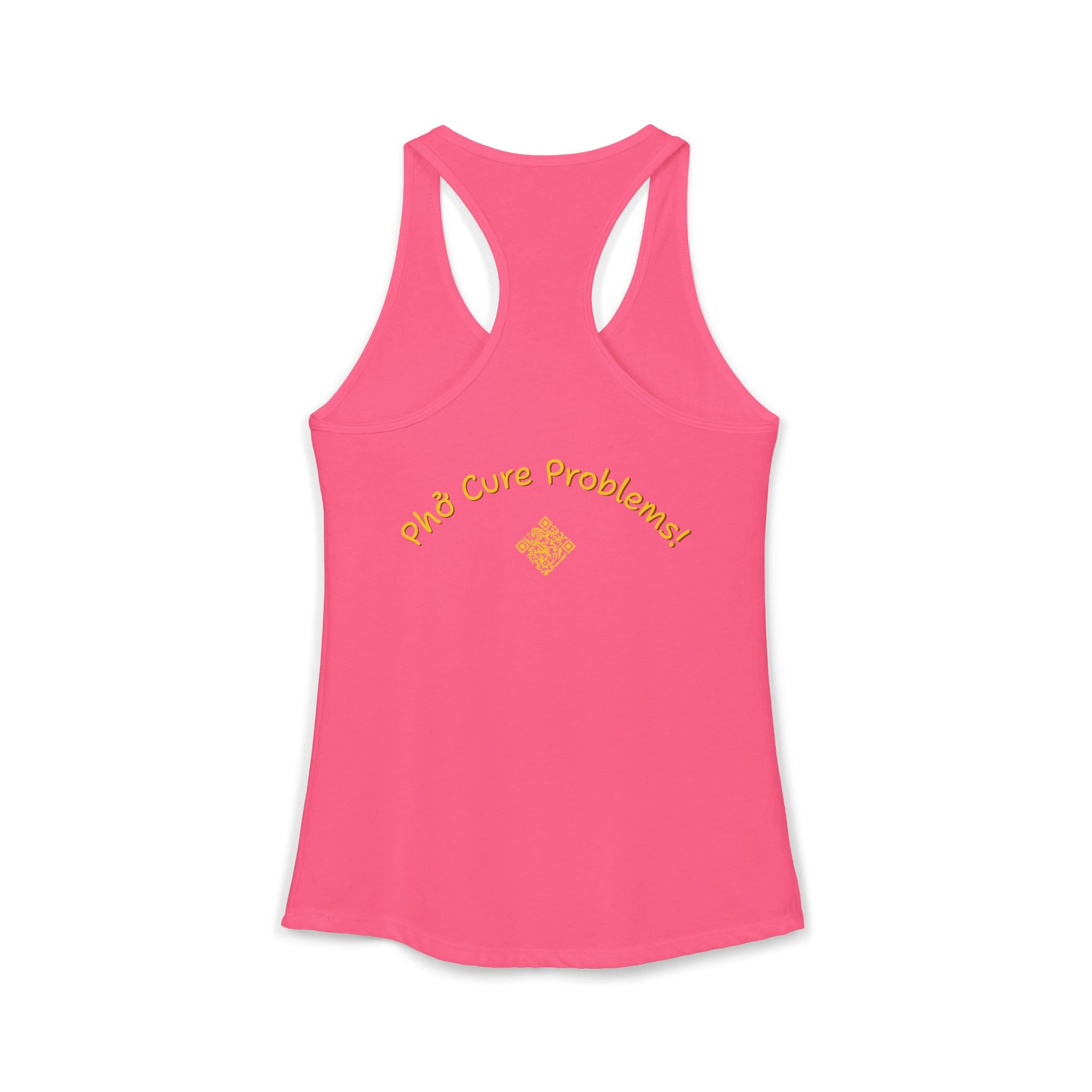 Women's "Phở Cure Problems!", "1st date!" Racerback Tank