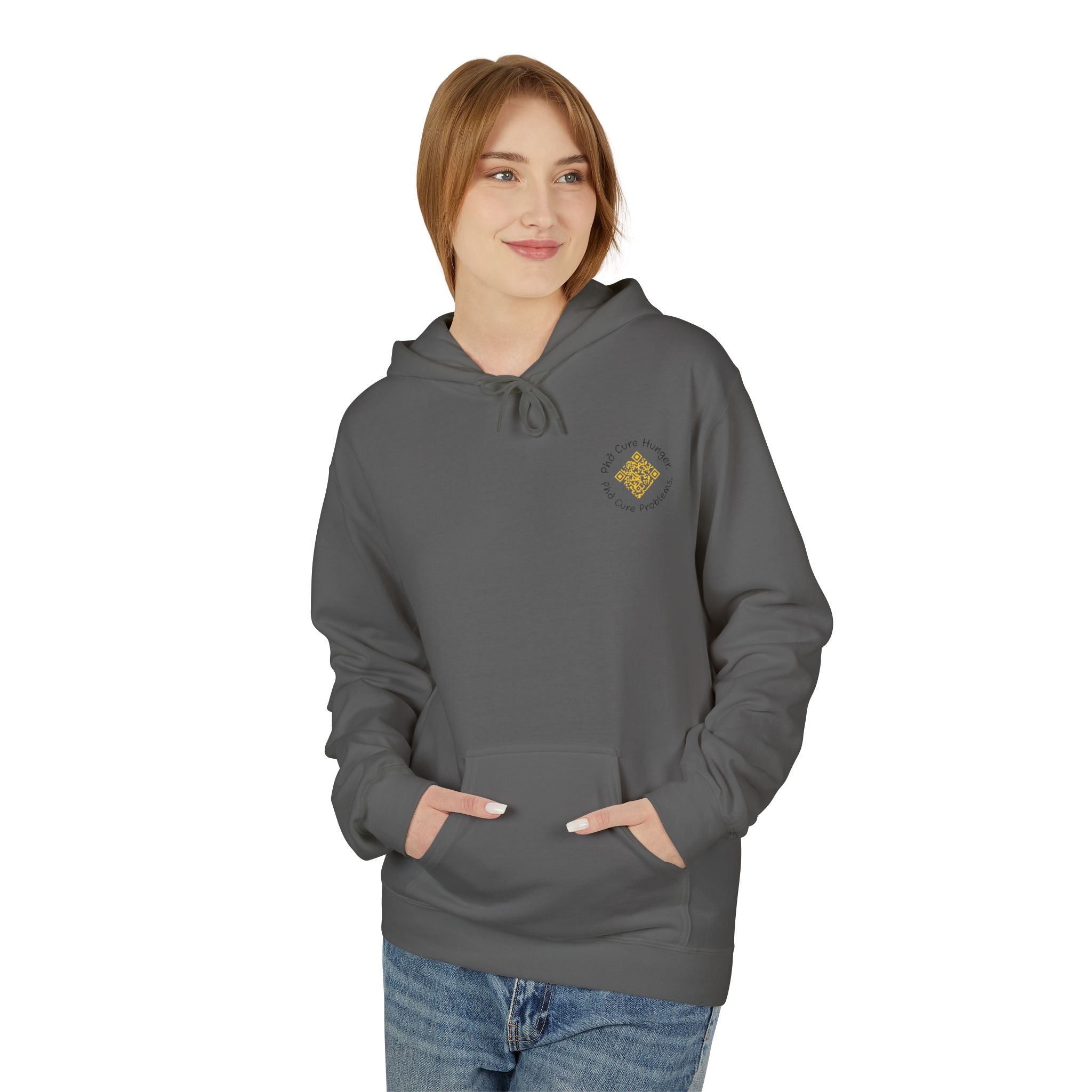 "Phở Cure Hunger. Phở Cure Problems."  Pullover Hoodie