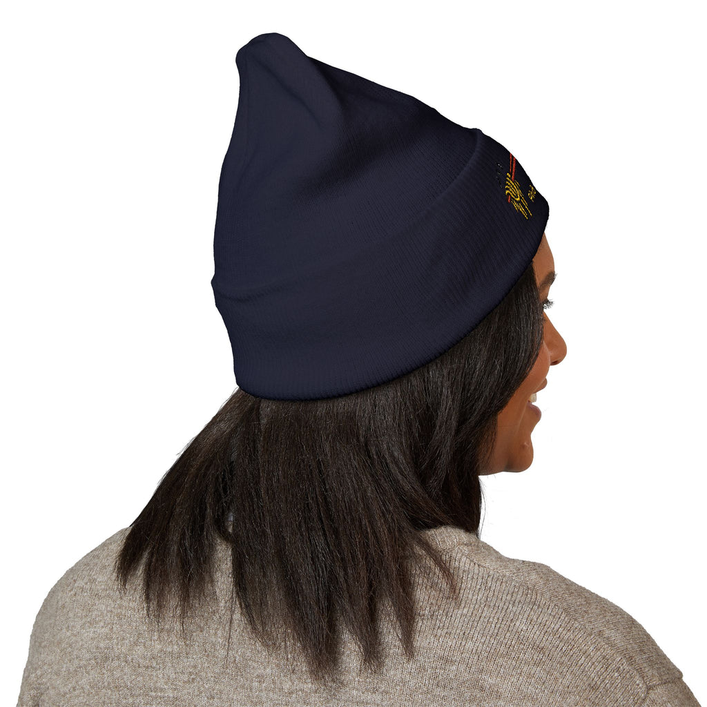 *Clearance Item* Embroidered "Phở Cure Hunger." Cuffed Beanie